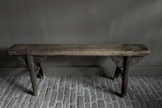 Authentiek Chinees houten bankje 